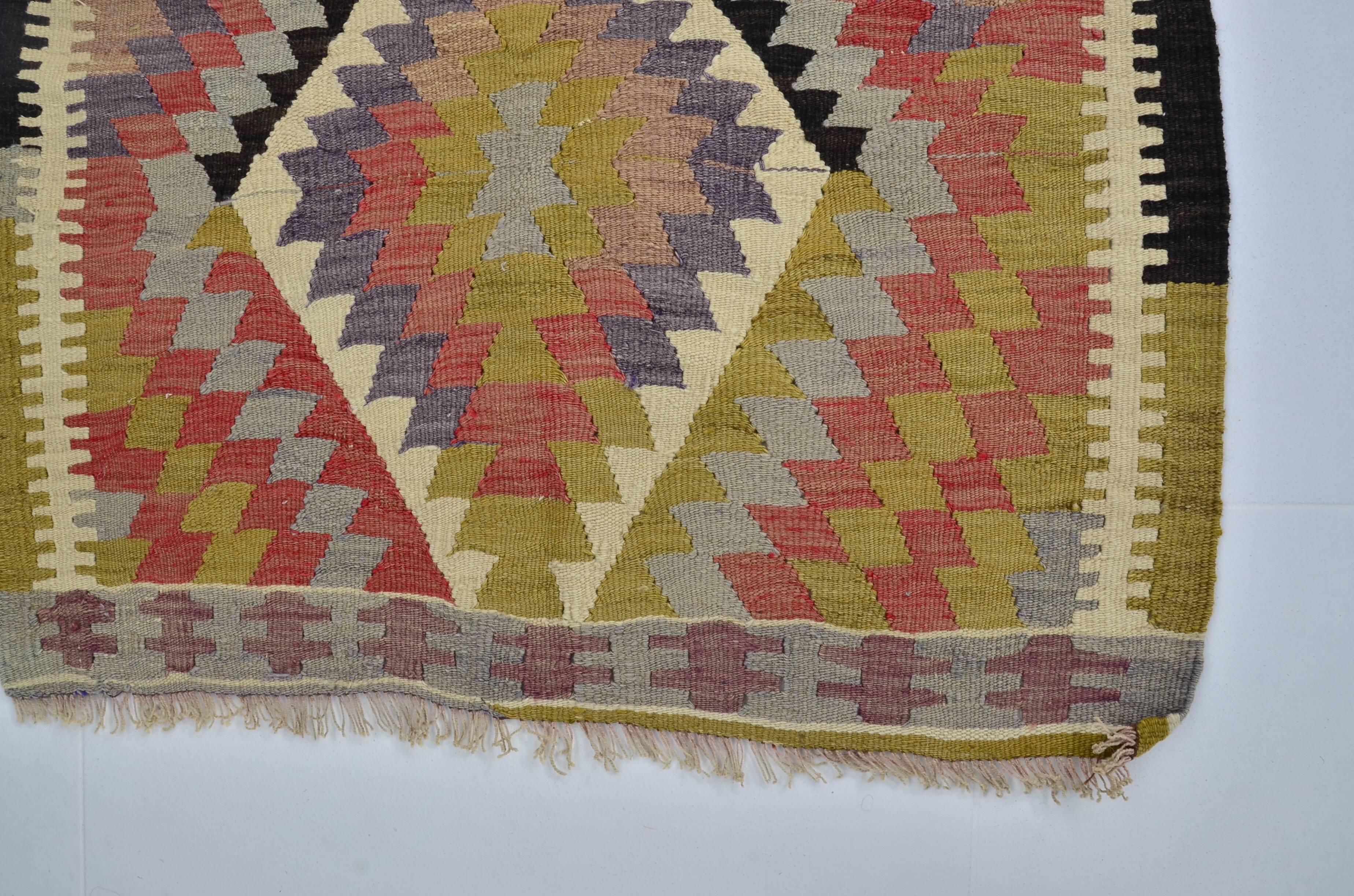 Anatolian Oushak Vintage Kilim Rug sku 3071