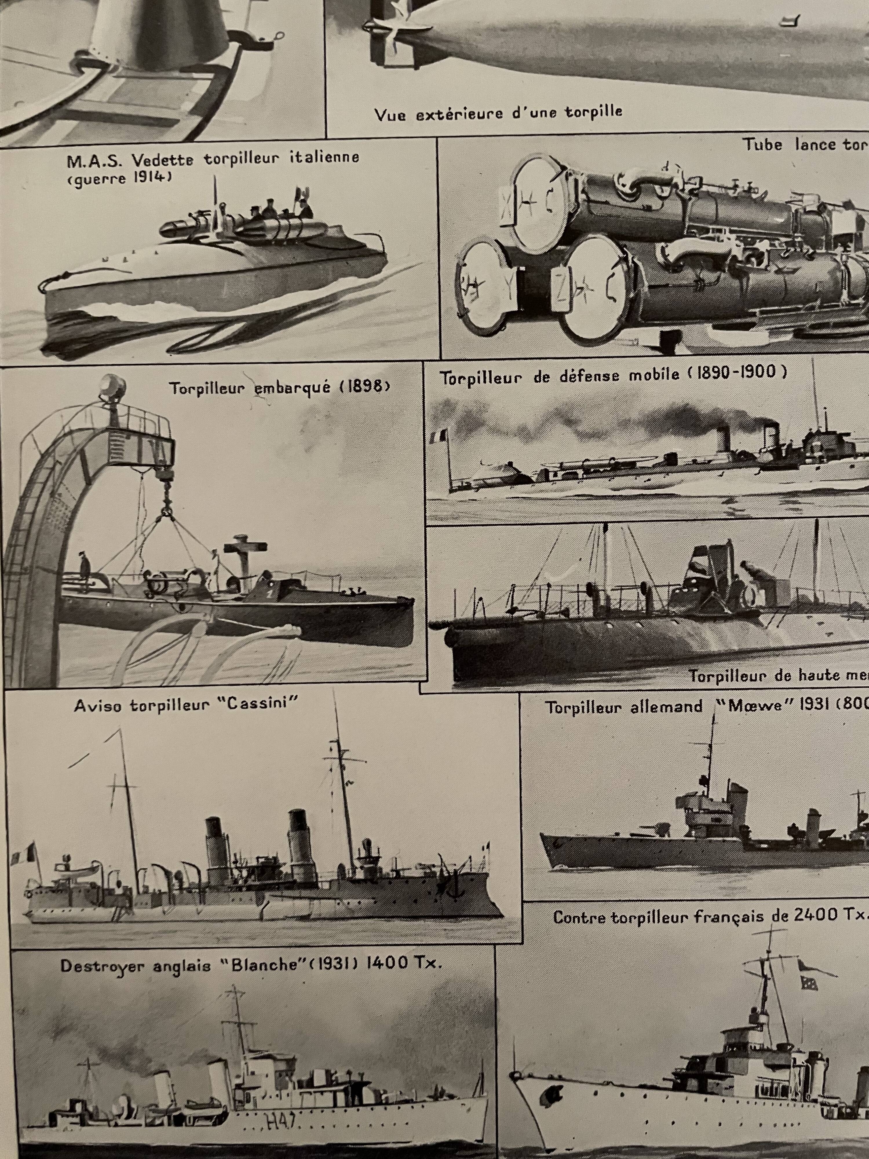 Photographic plate on submarines and torpedo boats of 1928
