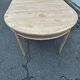 19th-century Louis XVI round extendable dining table, renovated, 215cm.