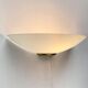 Postmodern vintage glass wall light by Metalarte, 1980s.