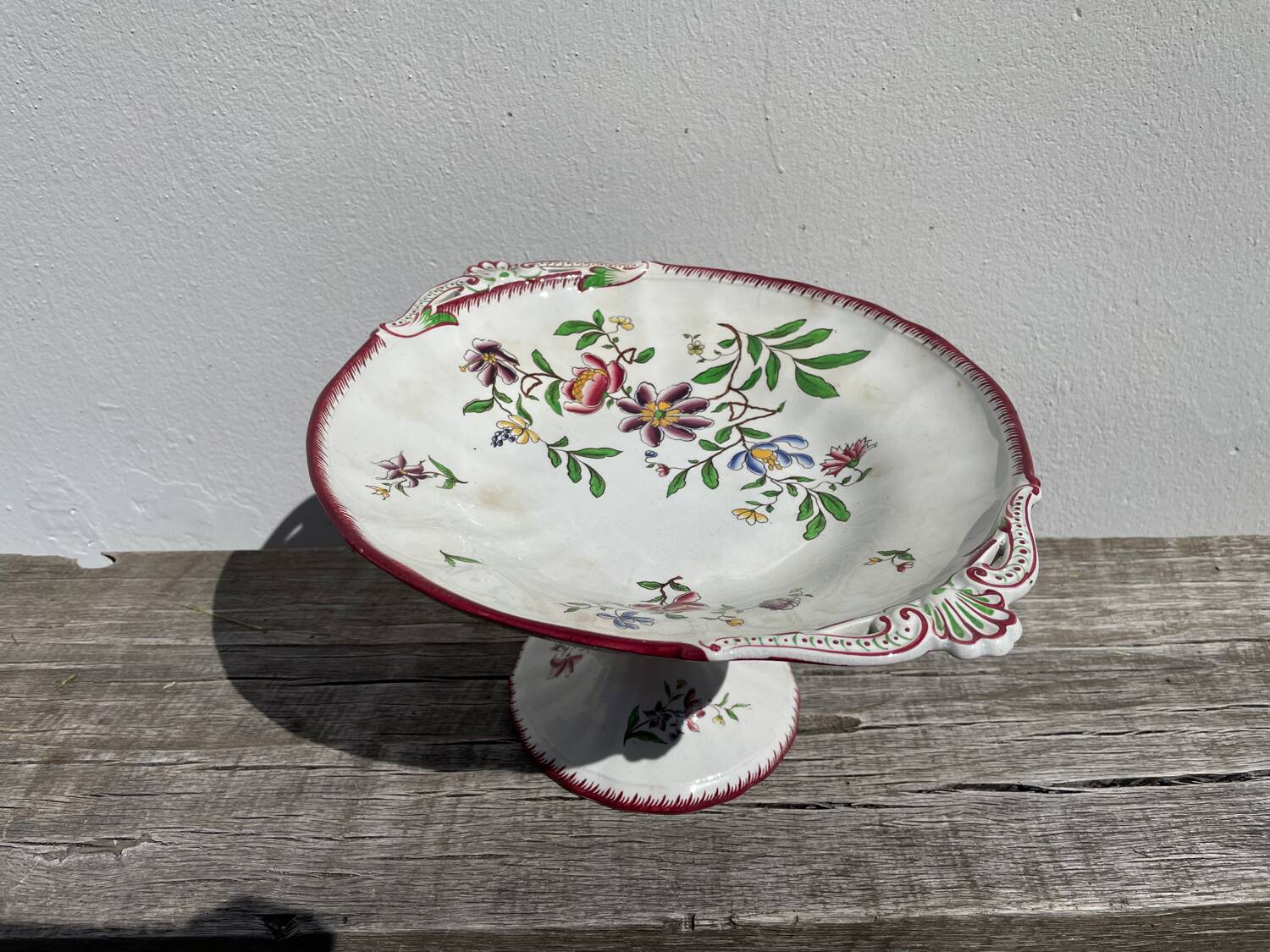 Large compote dish Old Strasbourg