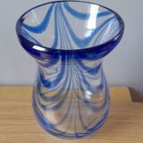 70s crystal vase