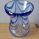 70s crystal vase