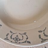 7 old iron earth soup plates