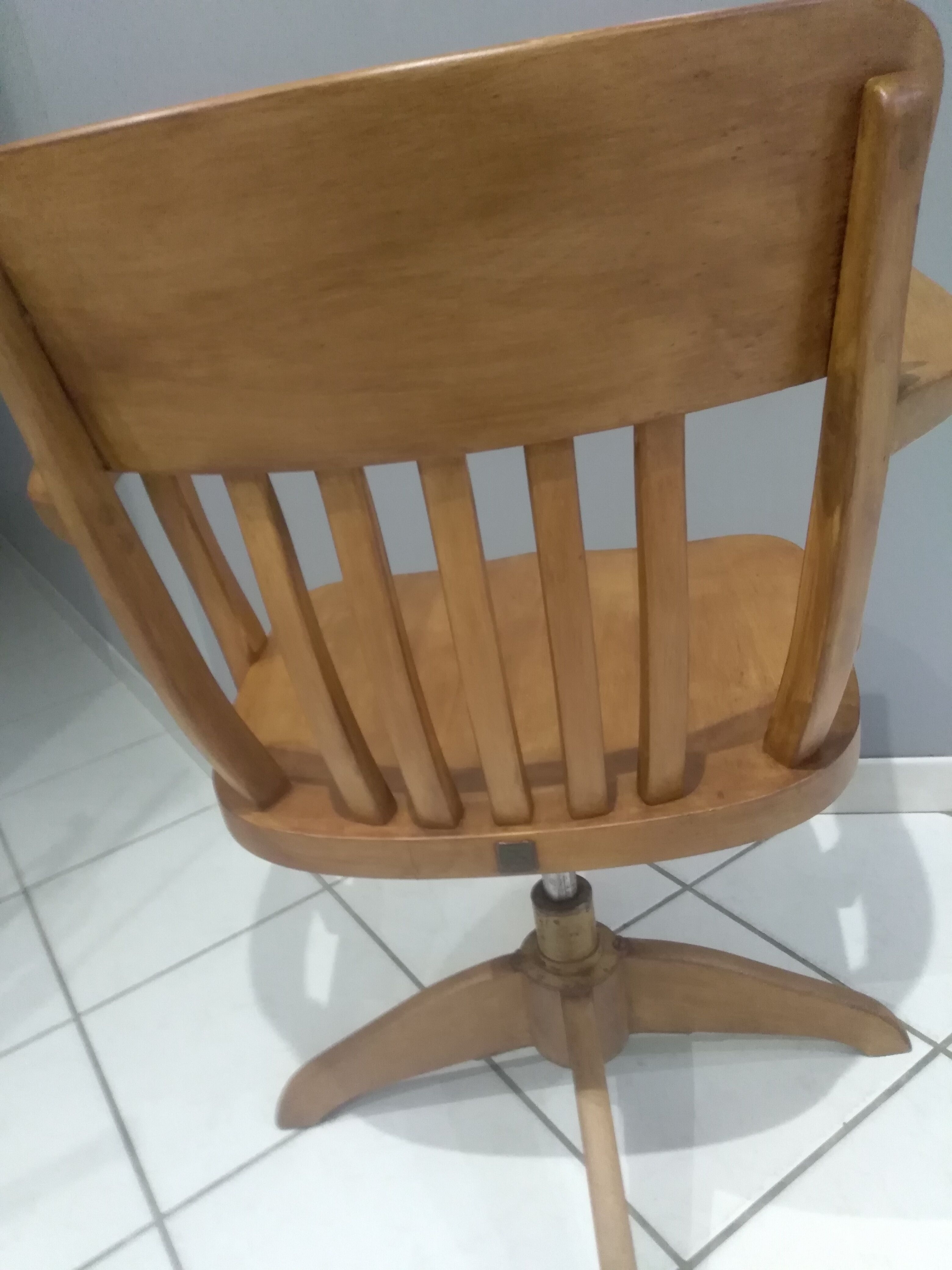 Fauteuil de bureau américain Stoll, 1920
