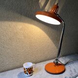 Fase Madrid office lamp vintage design 70s orange