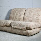 Reclining and convertible sofa, space age, circa 1970
