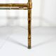 gilded brass side table