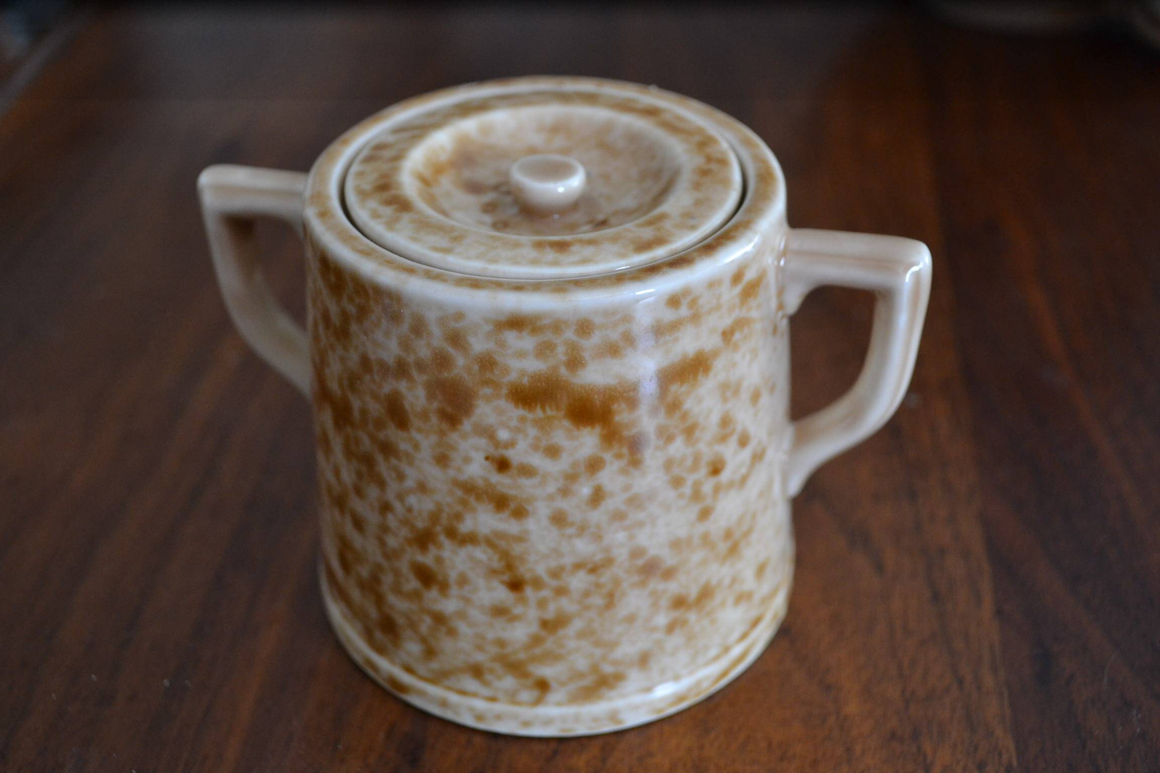 sugar bowl in stoneware from Saint Uze