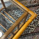 Vintage rattan coffee table