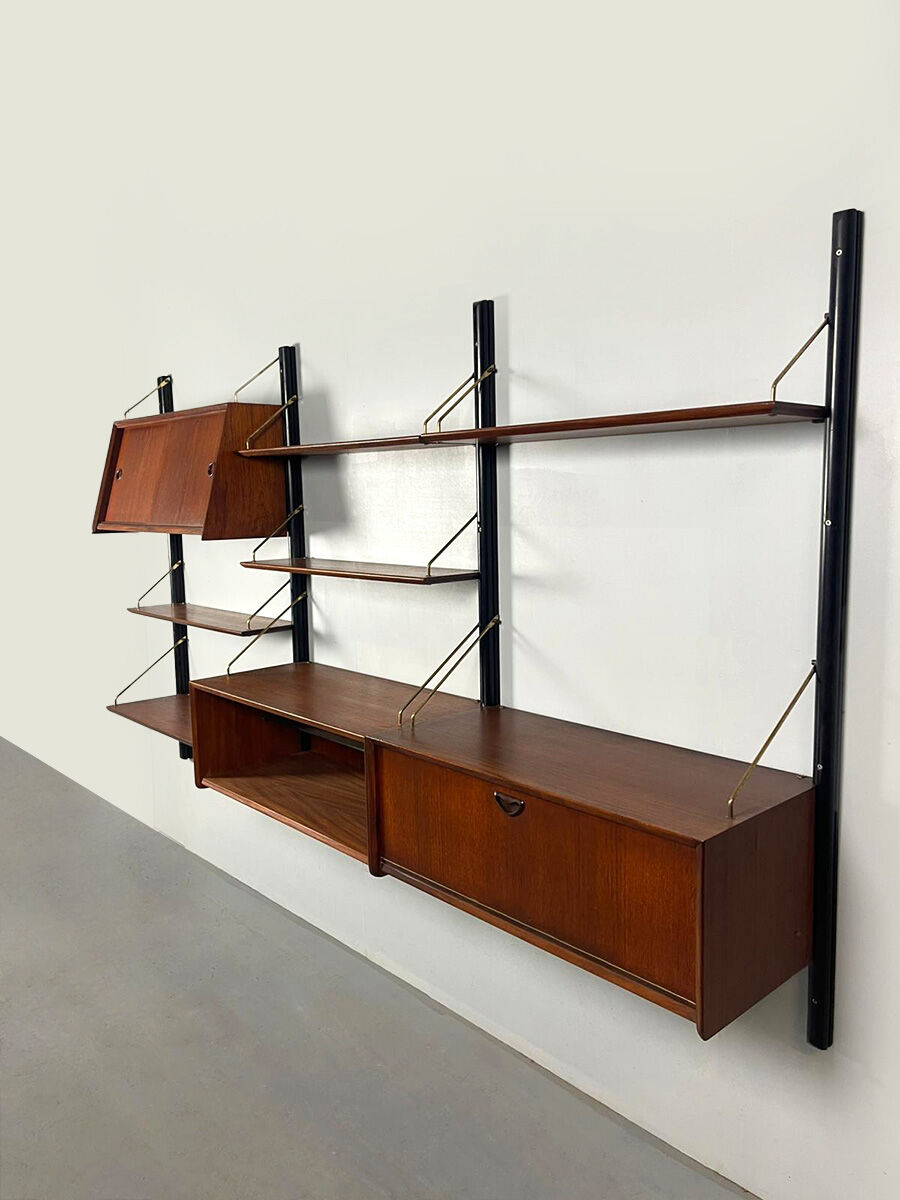 Vintage design modular wall unit Louis van Teeffelen Webe 1960