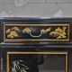 Vintage Chinese side table / cabinet / lacquered cabinet / bohemian
