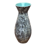 West German pottery vase, mid-century style, 1960s