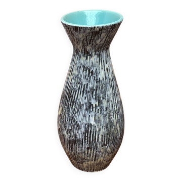 Vase en poterie de l'Allemagne de l'Ouest, style milieu du siècle, années 1960