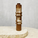 Vintage ceramic vase 'Brutalist earthtones'