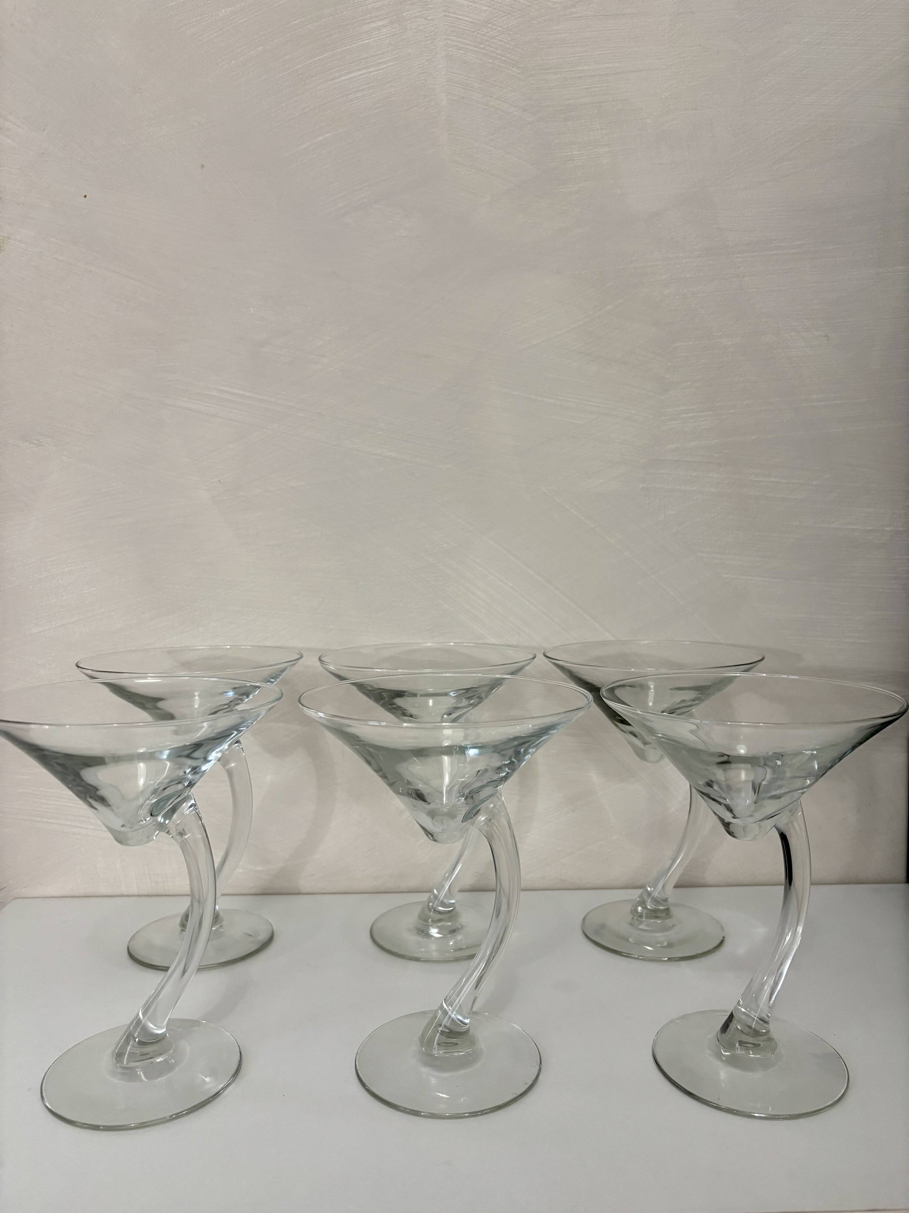 Vintage Libbey Bravura cocktail glasses, set of 6