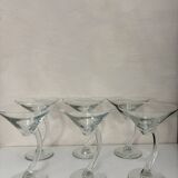 Vintage Libbey Bravura cocktail glasses, set of 6