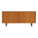 Oak sideboard with tambour doors by Kibaek Møbelfabrik