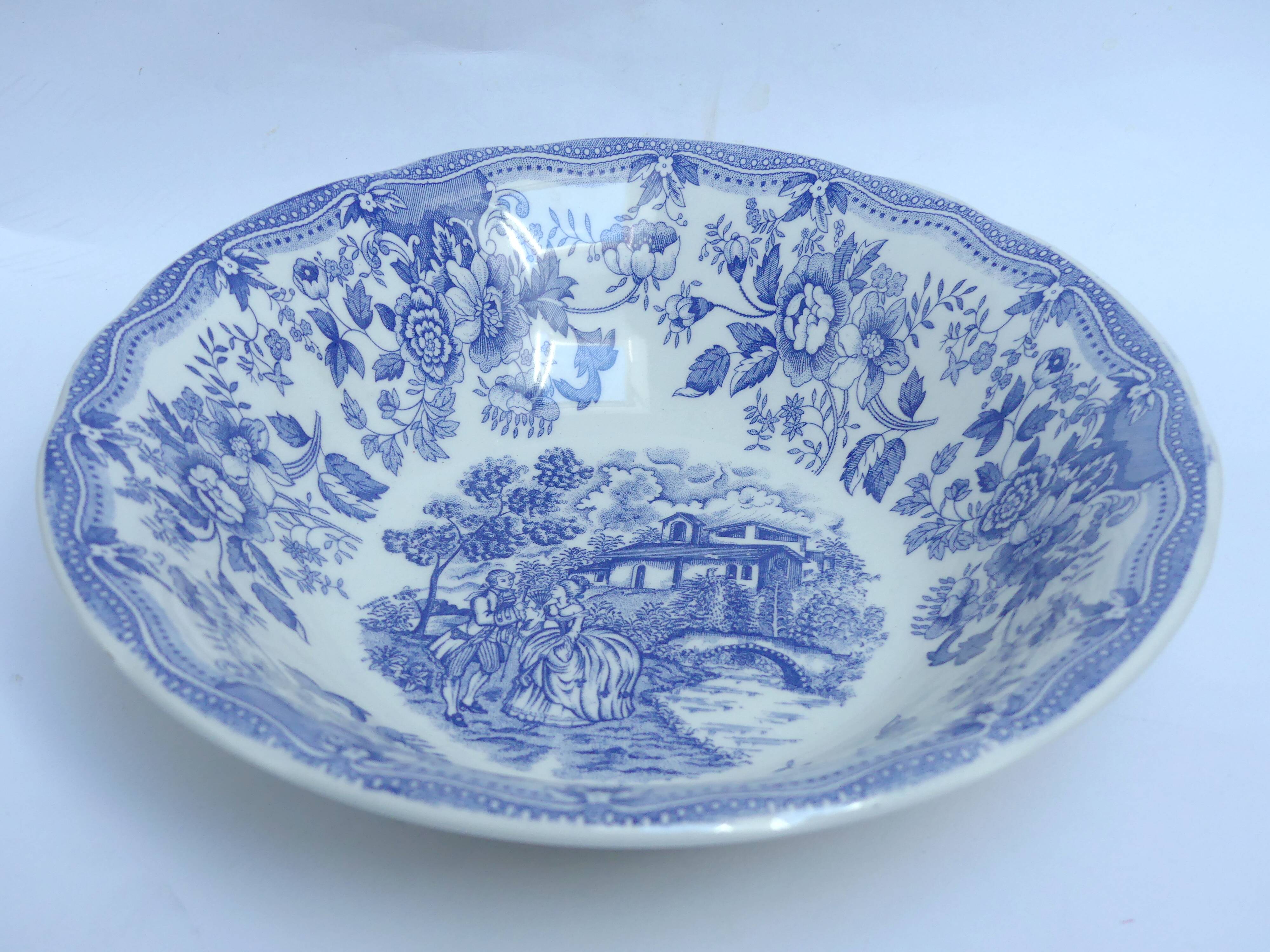 Ironstone tableware earthenware salad bowl