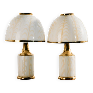 Mazzega table lamp by F. Fabbian, set of 2