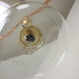 Midcentury glass pedant by kamenicky senov,1970s