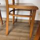 4 camel Thonet bistro chairs