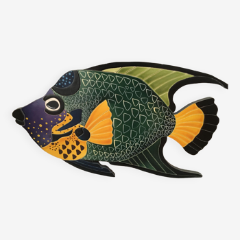 Ethical decorative fish painting.