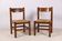 Pair of Beech and Rope Dining Chairs — in the Style Magistretti/Michelucci