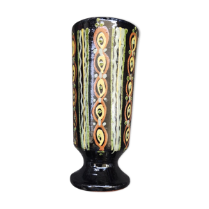 Vase en terre cuite émaillée