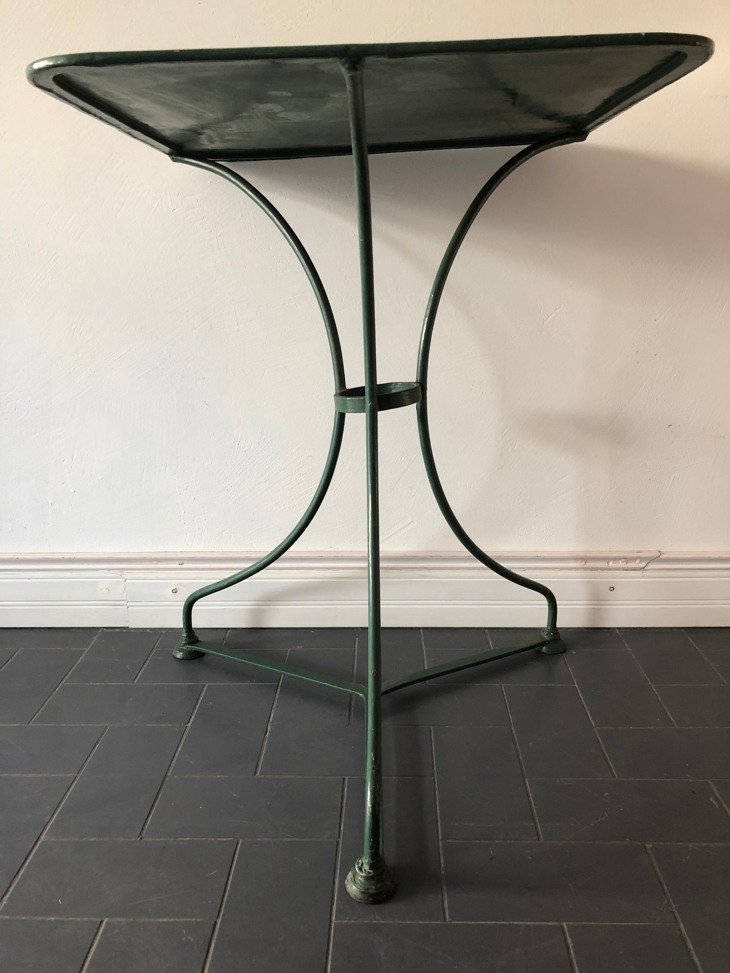 Old bistro table