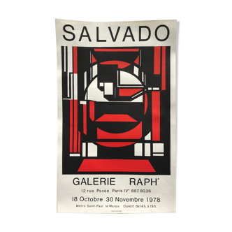 Original poster by jacinto salvado, galerie raph', 1978
