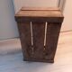 Old wooden box