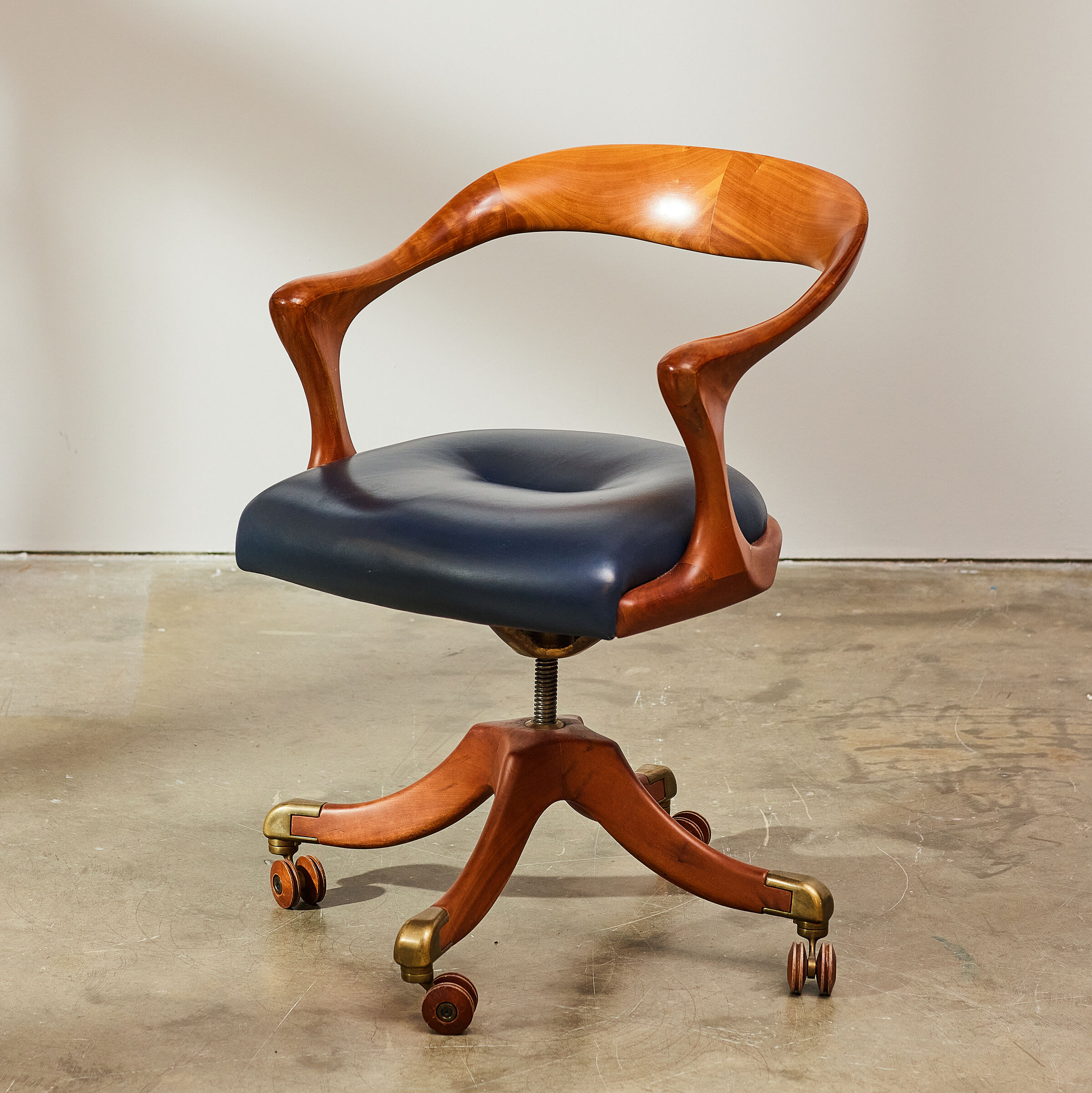 Marlowe Swivel Armchair by Roberto Lazzeroni for Ceccotti Collection