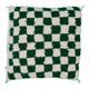 Berber cushion chessboard green Beni Ouarain