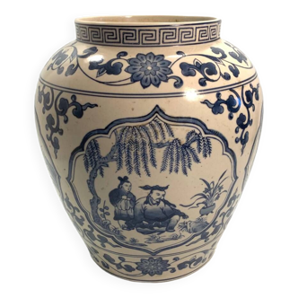 Grand vase potiche chinois