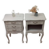 Pair of vintage bedside tables