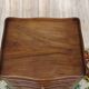 Louis XV bedside table, 3 drawers, bordered top
