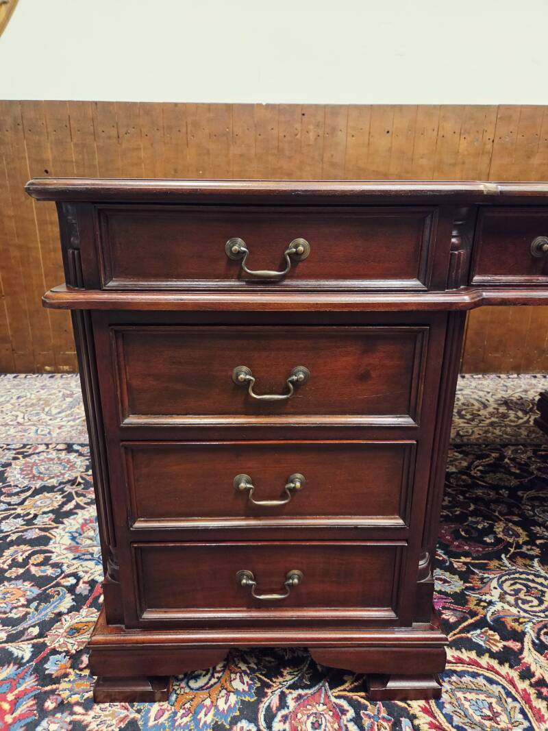 English Antique Desk Partnerdesk