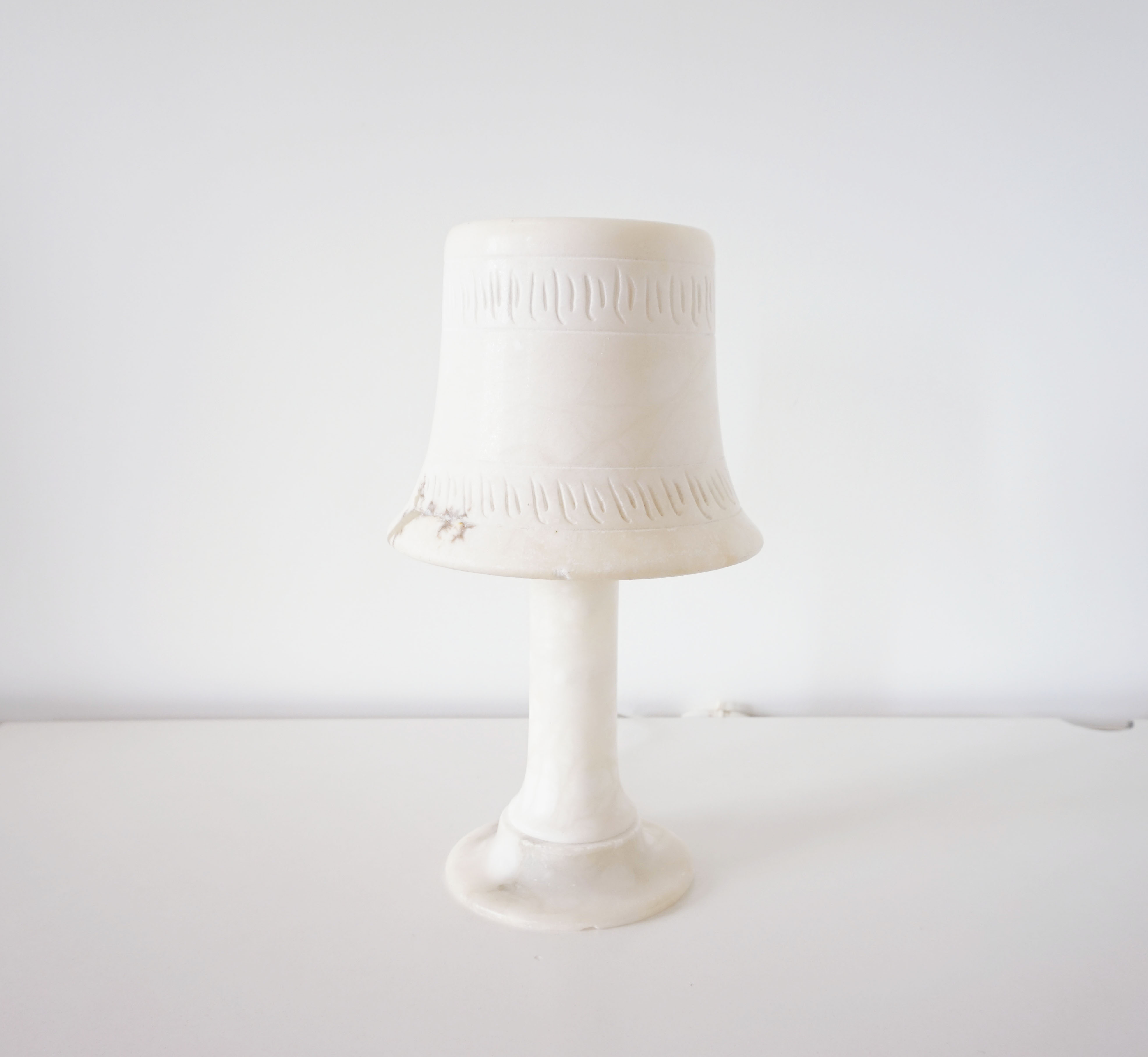 Vintage alabaster lamp
