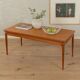 Rare extendable teak coffee table from the 1960s