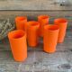 6 gobelets et le plateau design Jean Pierre Vitrac