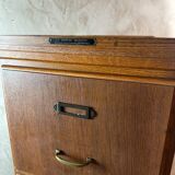 Oak filing cabinet
