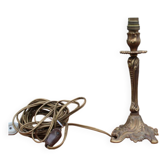 Louis XV style metal lamp base
