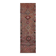 1970s Turkish Oushak Handmade Wool Cotton Orange Runner Rug 78x355
