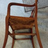 Walnut armchair