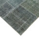 Handmade oriental contemporary 171 cm x 243 cm grey patchwork rug