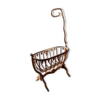 Ancient wooden cradle