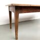 Solid walnut farmhouse table, 1950s.