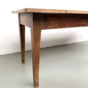Table de ferme en noyer massif, années 50