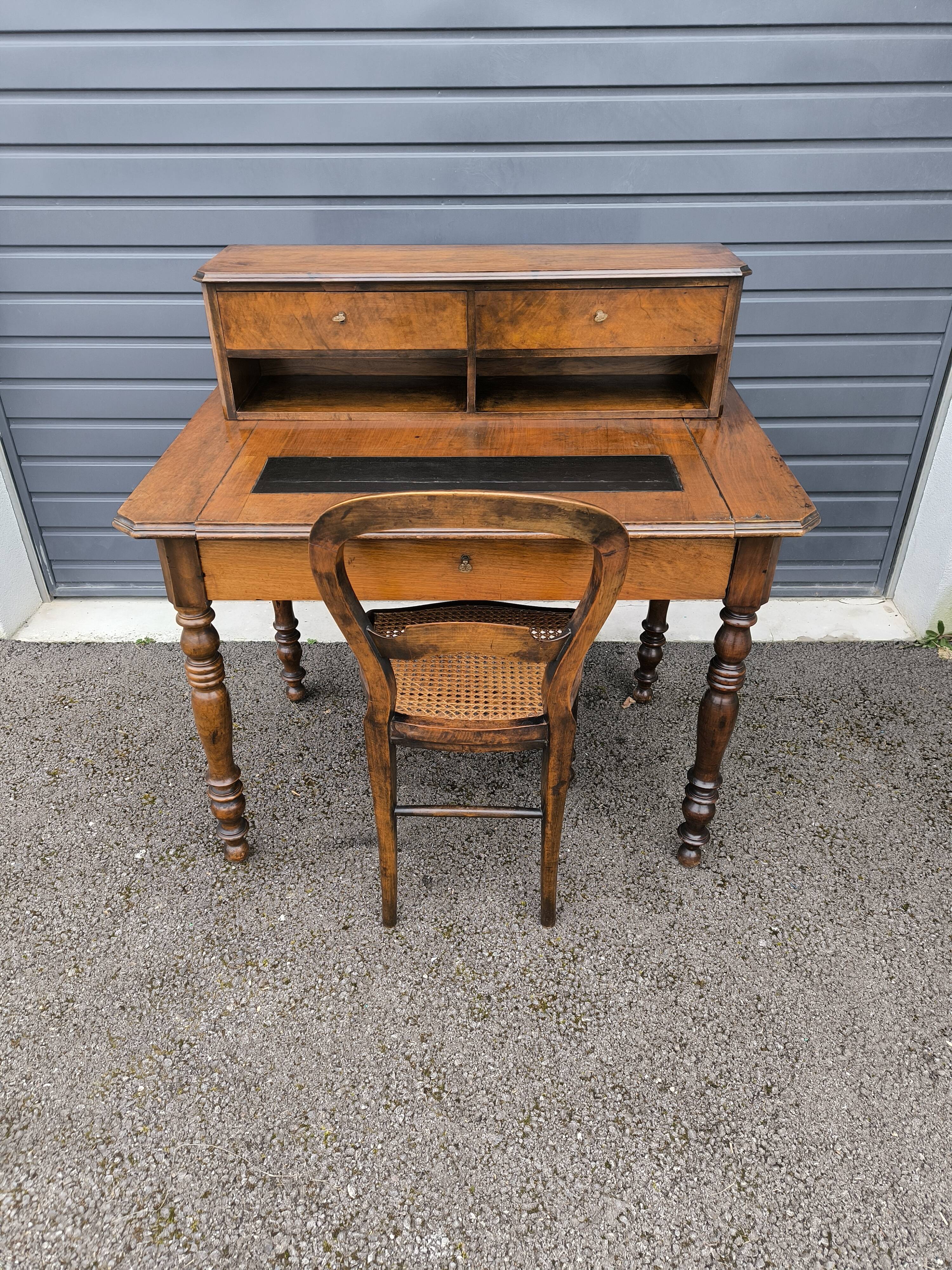 Louis Philippe style stepped flat desk